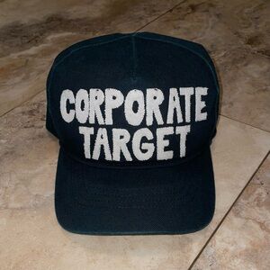 Kris Madden CORPORATE TARGET Snapback Hat Black/White